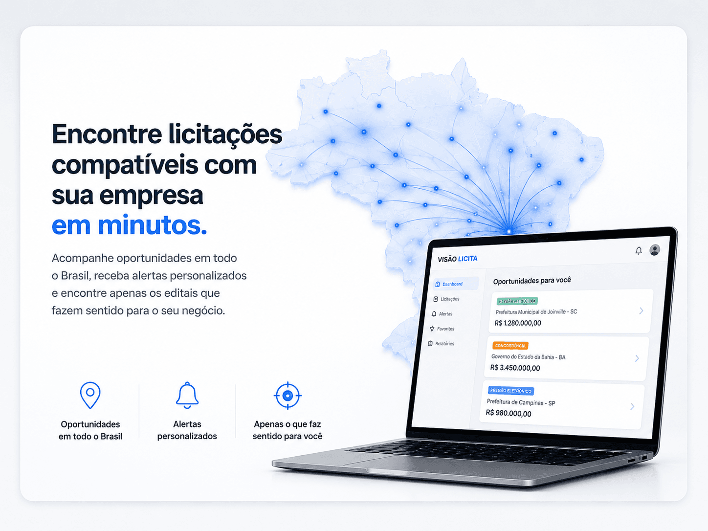 Busca nacional de licitações